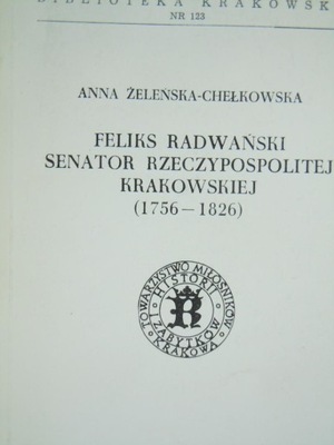 Anna Żeleńska-Chełkowska Feliks Radwański senator