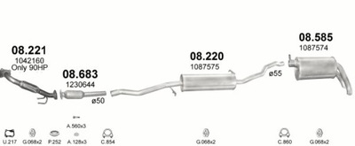 POT D'ÉCHAPEMENT CENTRAL VW SHARAN POJ.1,9+2,0TDI 01-10 - milautoparts-fr.ukrlive.com