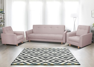 Komplet sofa kanapa + fotele SAGA salon