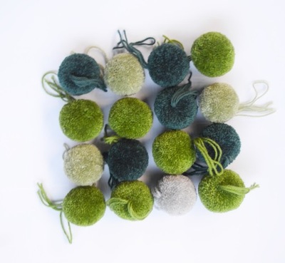 Pompon Kulka Wełna 6 cm Zabawka Dla Kota Wełna Kot