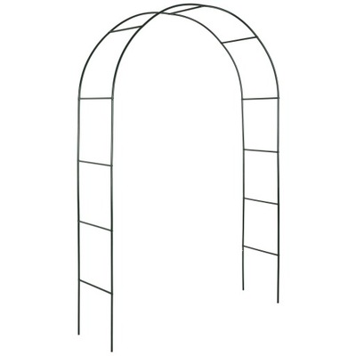 Metalowa pergola ogrodowa - łuk kwiatowy