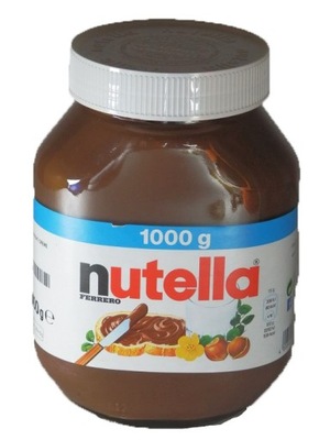 NUTELLA KREM CZEKOLADOWY z NIEMIEC 1000g FERRERO