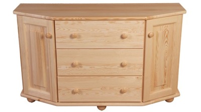KOMODA SKOS drewniana 140x73 MEBLE KLUPŚ