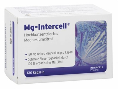 Mg-Intercell Cytrynian magnezu 120 kaps. mitopharma