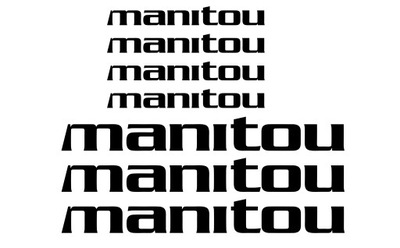 Naklejka zastępcza MANITOU naklejki zestaw