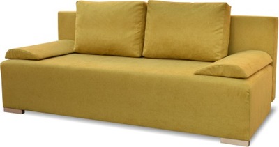 Sofa kanapa rozkładana - Ecco Plus Musztardowa