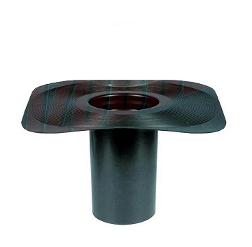 Wpust dachowy fi 110 mm / kielich odpływ wpustowy / lej spustowy