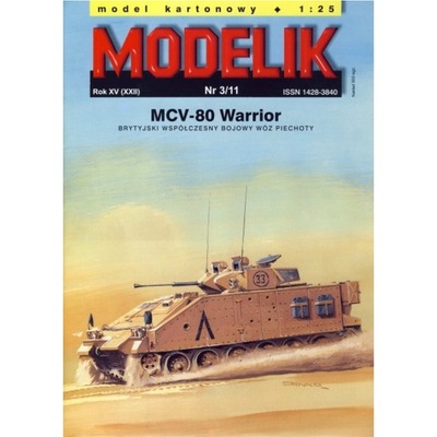 Modelik 3/11 - MCV-80 Warrior 1:25