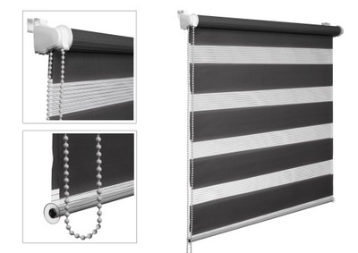 Roleta Dzień i Noc mini Rolety 52x215cm SUPER !!!