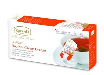 RONNEFELDT Rooibos Cream Orange 15 saszetek
