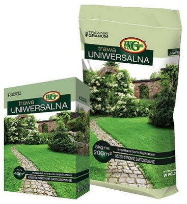 Trawa UNIWERSALNA - piękny trawnik na działce 1kg