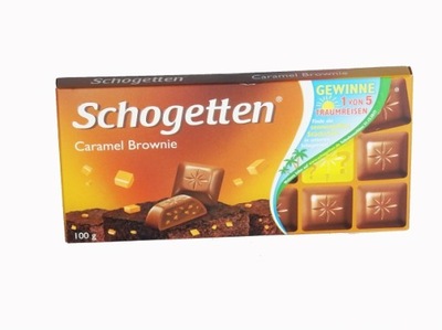 Czekolada SCHOGETTEN 100g Caramel Brownie Karmel