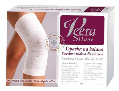 OPASKA NA KOLANO przeciwbólowa VEERA SILVER XL