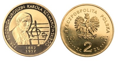 2 zł(2007) - Karol Szymanowski