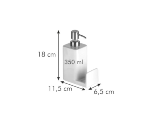 ДОЗАТОР ЖИДКОГО МЫЛА С ГУБКОЙ ДЛЯ ПОСУДЫ TESCOMA 350