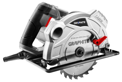 ГРАФИТ Пила циркулярная ПИЛА 1500W 58G492 + ЛАЗЕР