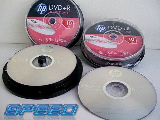 Диски HP DVD+R DL 8,5 ГБ данных МУЗЫКА игры ФИЛЬМЫ c.10