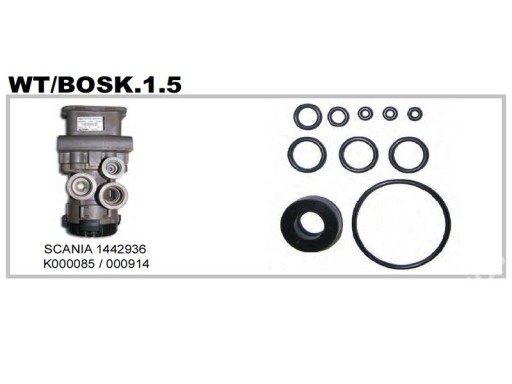 РЕМКОМПЛЕКТ КЛАПАНА EBS K00085 BOSK.1.5