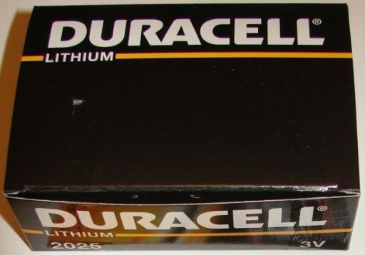 CR2025 DURACELL 2025 2025 Литиевая батарейка-кнопка