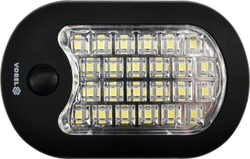 РУЧНАЯ ЛАМПА 24+3 SMD LED ВРАЩАЮЩИЙСЯ КРЮЧОК, ДЛЯ 3xAAA