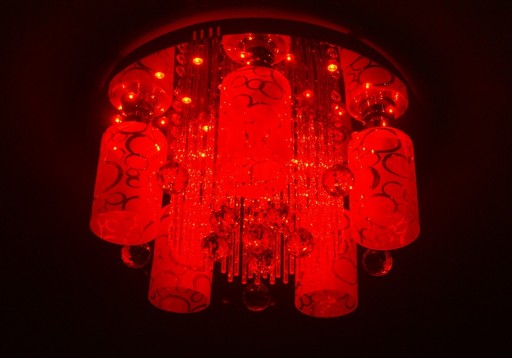 370 NOWOCZESNY ŻYRANDOL LAMPA SUFITOWA PLAFON LED