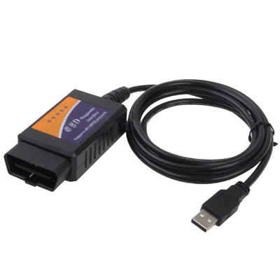 Диагностический интерфейс OBD2 ELM327 USB + CD