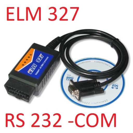 ELM 327 COM RS 232 ford fiat renault opel elm327