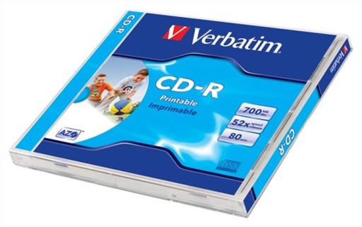 VERBATIM CD-R PRINTABLE футляр для драгоценностей 1 шт. в коробке!