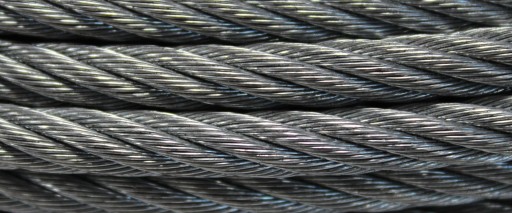 lina stalowa z hakiem HS - 6mm x 25m 2,60t 6x19