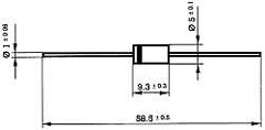 Z47V/5 Стабилитрон 47В 5Вт 1N5368B DO201