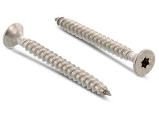 ВИНТЫ ДЛЯ ДЕРЕВА TORX 5x45, НЕРЖАВЕЮЩИЕ, 100 ШТ, МЕБЕЛЬ