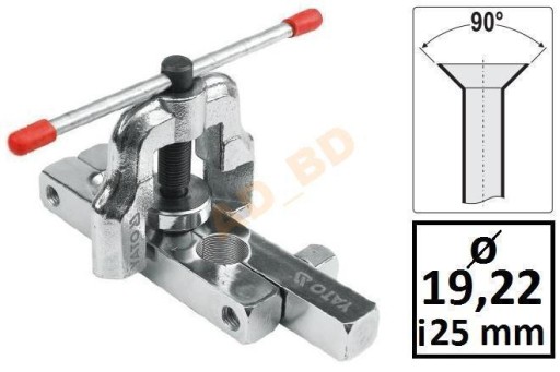 Пресс для развальцовки труб 19-25 мм YATO YT-2181