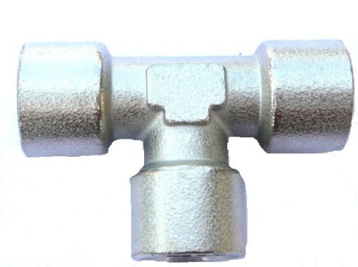 Rozdzielacz trójnik T 3x1/2'w