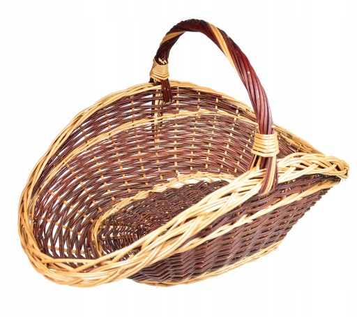 Плетеная корзина WOOD BASKET для камина