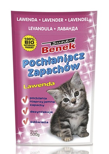 Benek Lavender Поглотитель запахов 450г Лаванда