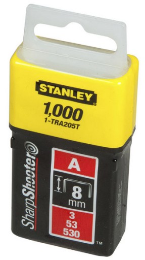 Скобы мебельные STANLEY 14мм 1000шт тип А