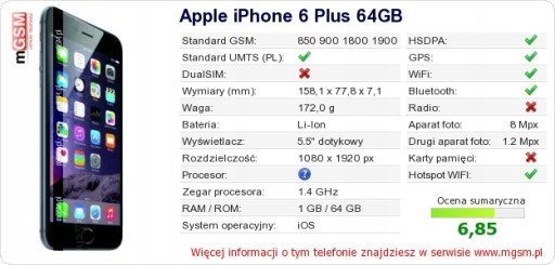 IPHONE 6 ПЛЮС 16 ГБ ЗОЛОТОЙ