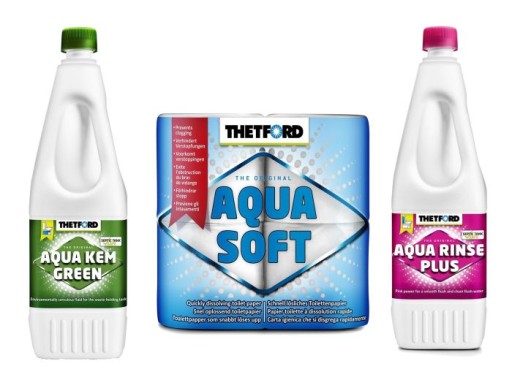 Aqua Kem Green + Rinse Plus + Aqua Soft Thetford