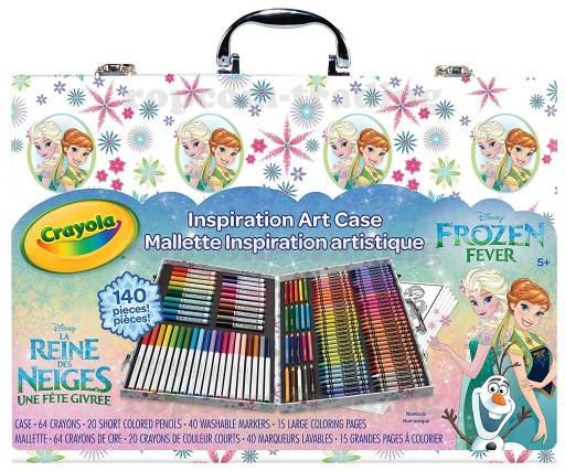 CRAYOLA FROZEN Набор в чемодане Мелки Маркеры 140 шт.