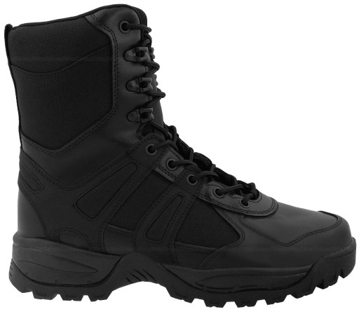 BUTY TAKTYCZNE WOJSKOWE OCHRONA SECURITY MIL-TEC Combat Gen.II Czarne 42