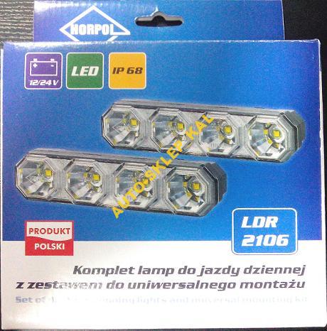 ŚWIATŁA LAMPY DZIENNE 12V 24V MOCNE LED made in UE