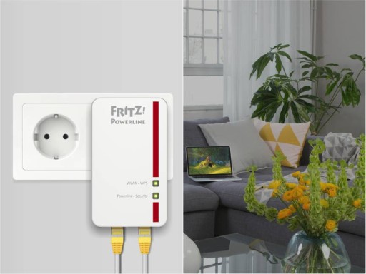 FRITZ!Powerline 540E Set - zestaw adapter PLC + Wi-Fi Mesh