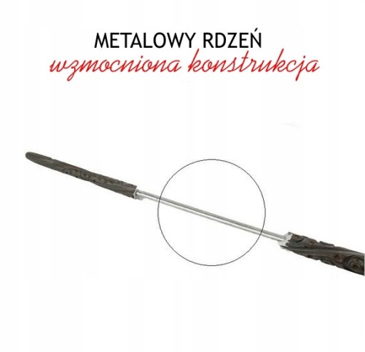 RÓŻDŻKA Narcissa HARRY POTTER metalowa PREZENT