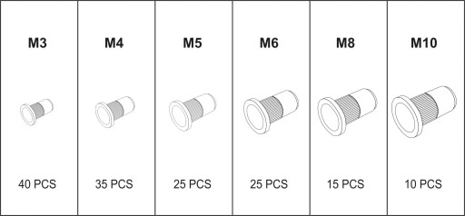 CHAIR RIVER 2,4-6,4 мм YT-36095 YATO +150