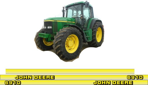 naklejki naklejka John Deere 6910