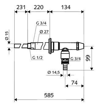 Клапан морозостойкий SCHELL POLAR II 039950399