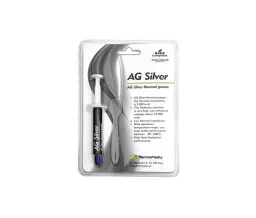 ТЕРМОПРОВОДЯЩАЯ ПАСТА AG SILVER 3G SILVER