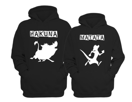 ТОЛСТОВКИ HAKUNA MATATA ДЛЯ ПАР