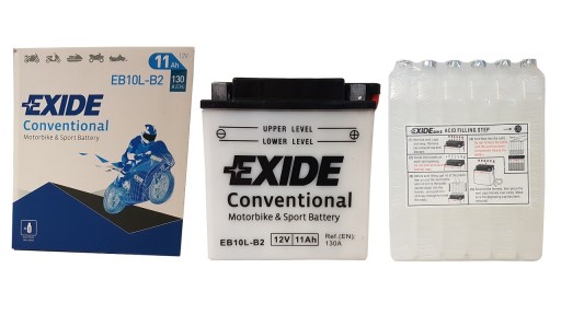 EXIDE МОТОЦИКЛОВЫЙ АККУМУЛЯТОР EB10L-B2/YB10L-B2 12В