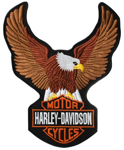 HARLEY EAGLE - Нашивка DAVIDSON 32 x 26 см ТЮНИНГ